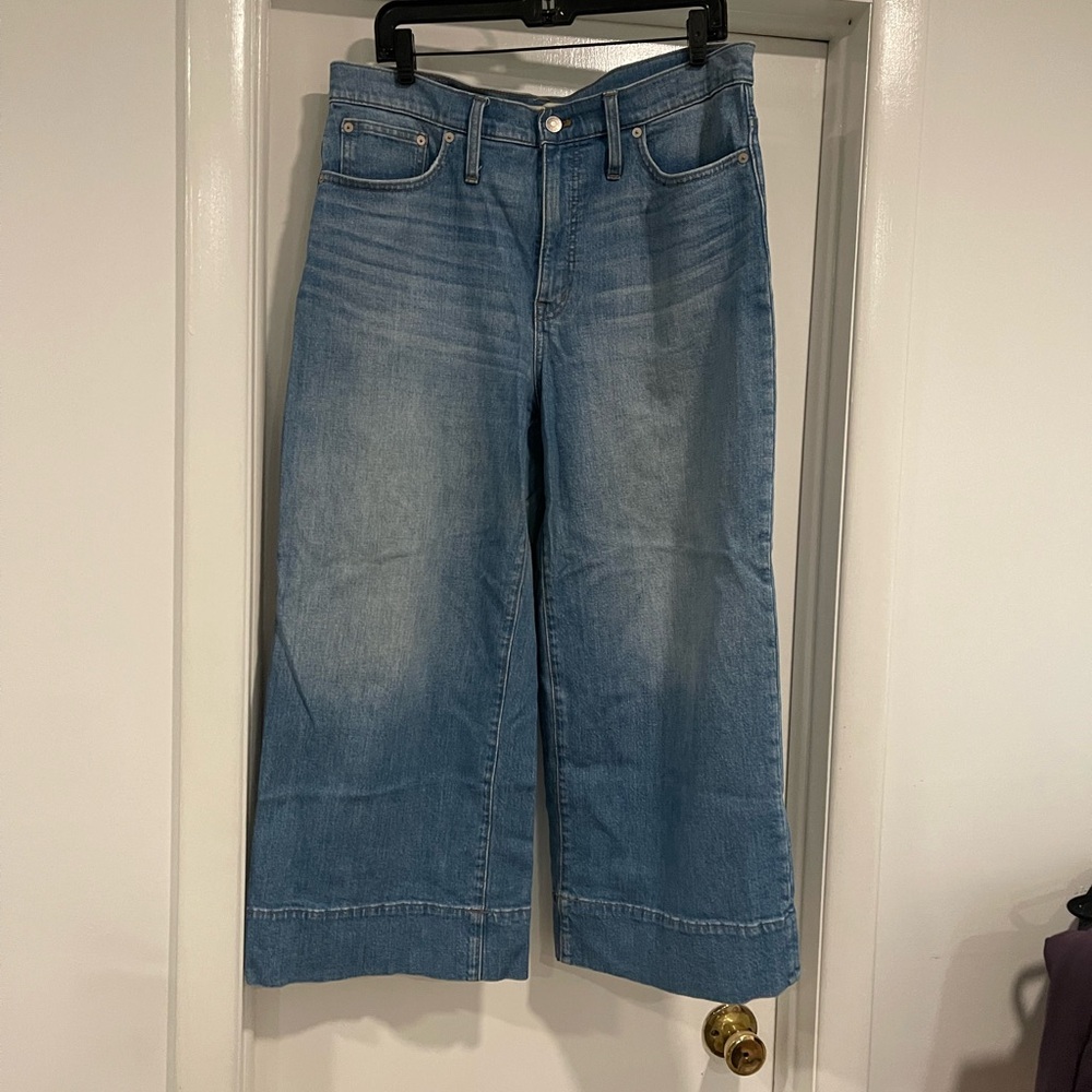 Madewell Wide-Leg Crop Jeans